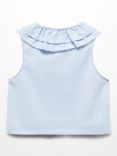 Mango Kids' Marieta Linen Blend Sleeveless Blouse