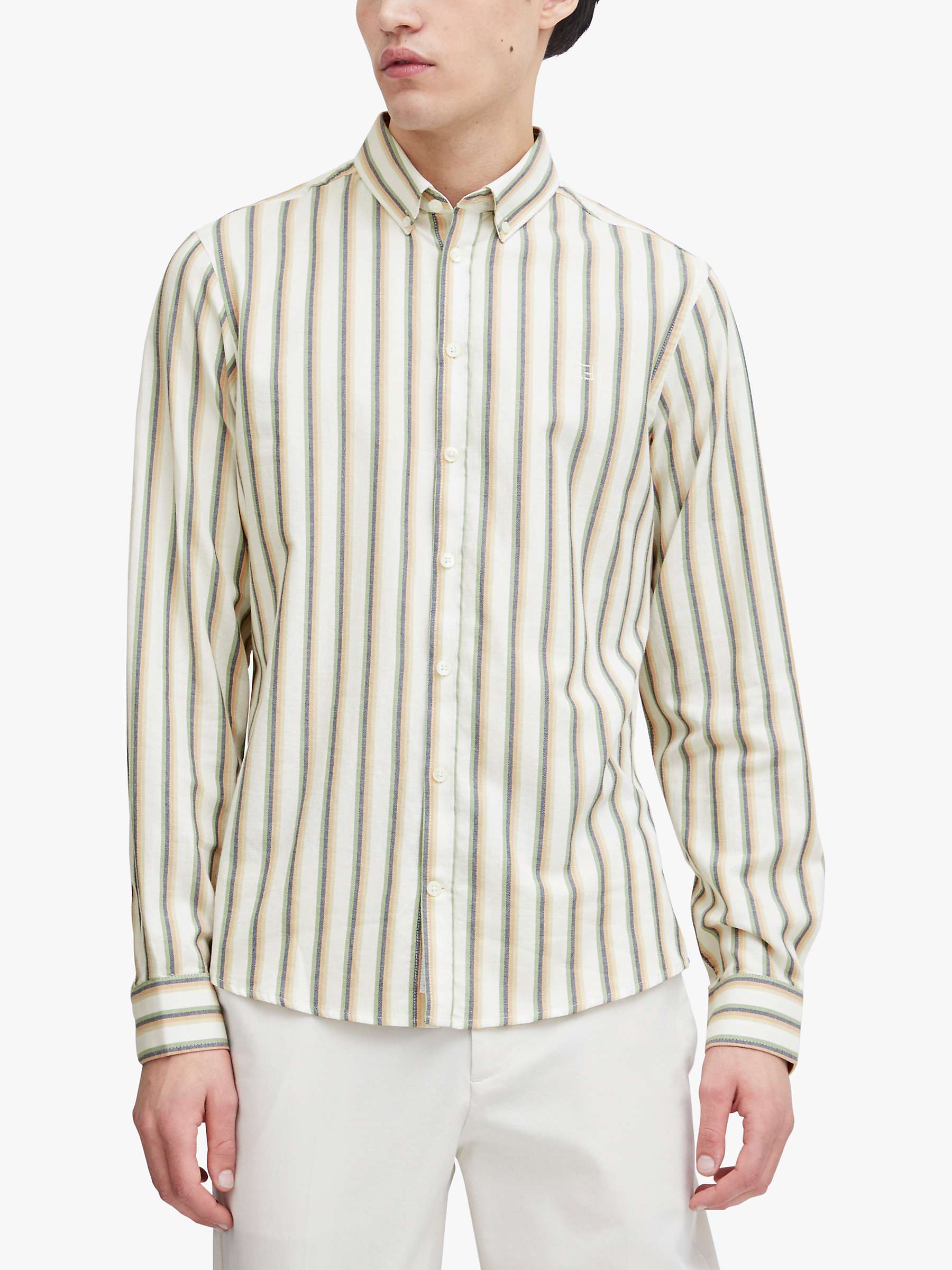 Buy Casual Friday Anton Long Sleeve Striped Shirt, Multi Online at johnlewis.com