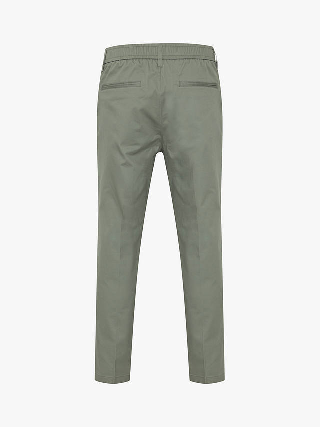 Casual Friday Marc Relaxed Pleated Stretch Trousers, Agave Green