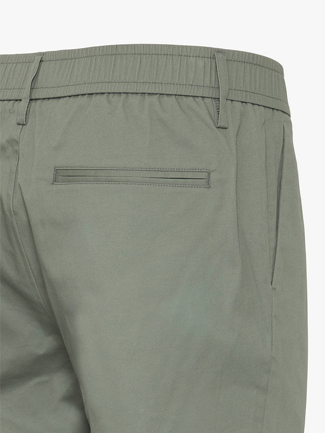 Casual Friday Marc Relaxed Pleated Stretch Trousers, Agave Green