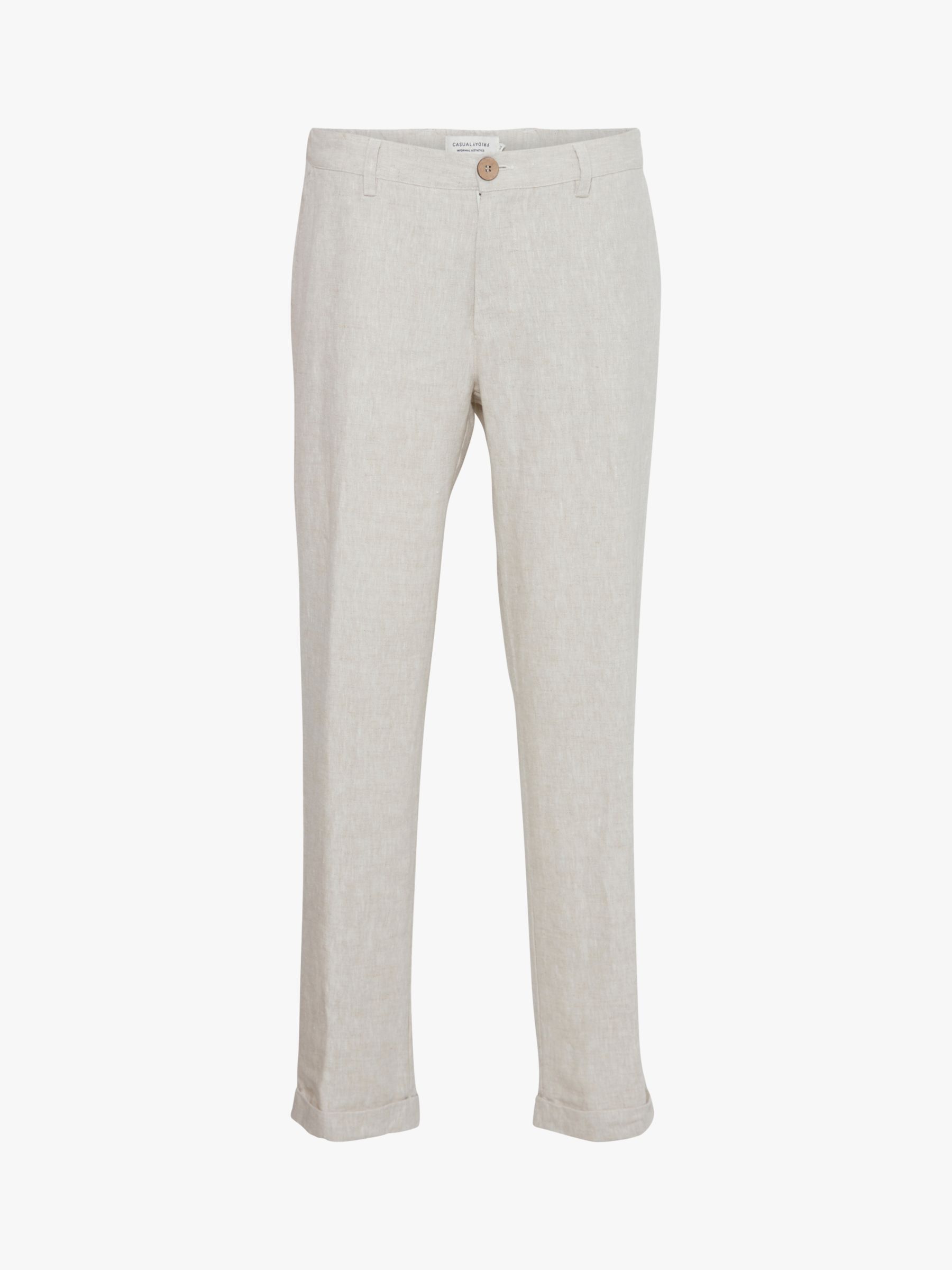Casual Friday Pandrup Regular Fit Stretch Trousers, Chateau Gray, 28R
