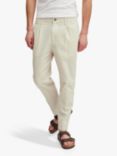 Casual Friday Marc Relaxed Fit Pleated Linen Trousers