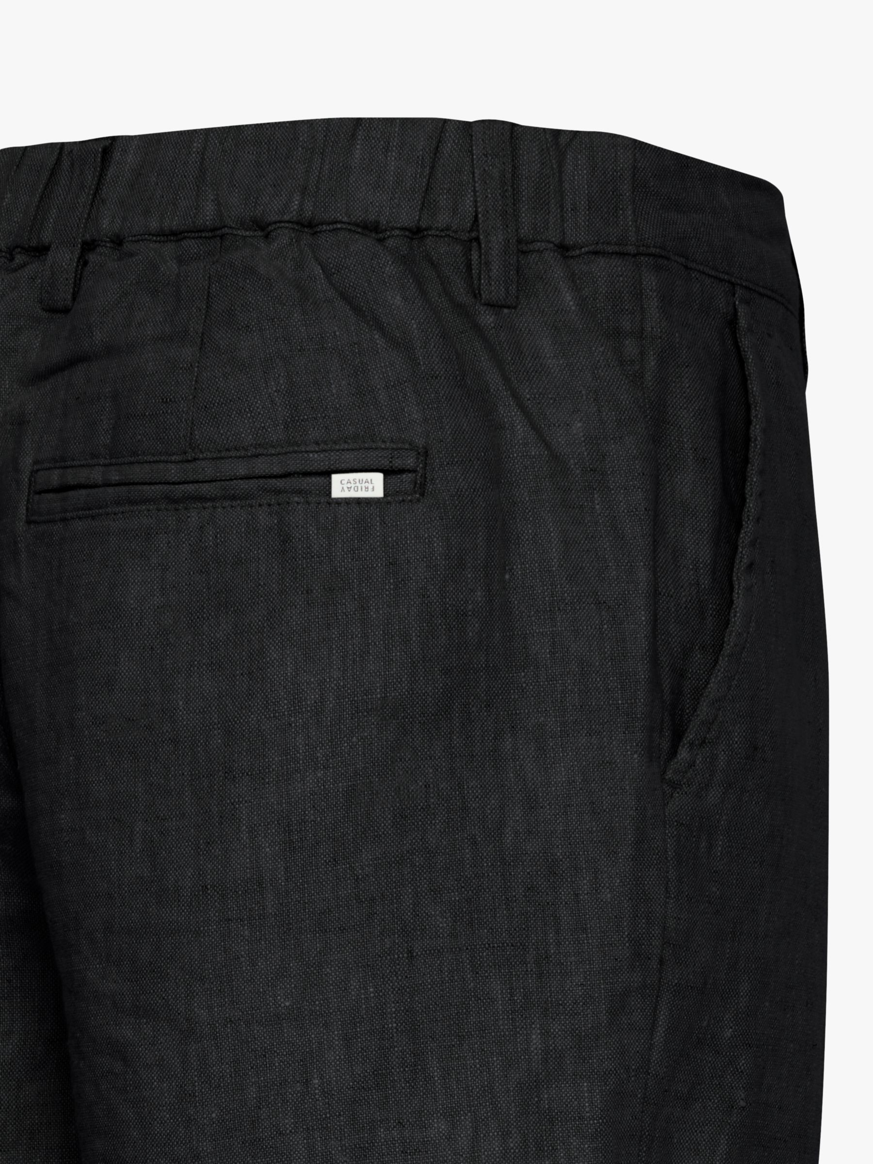 Casual Friday Pandrup Linen Shorts, Black, S