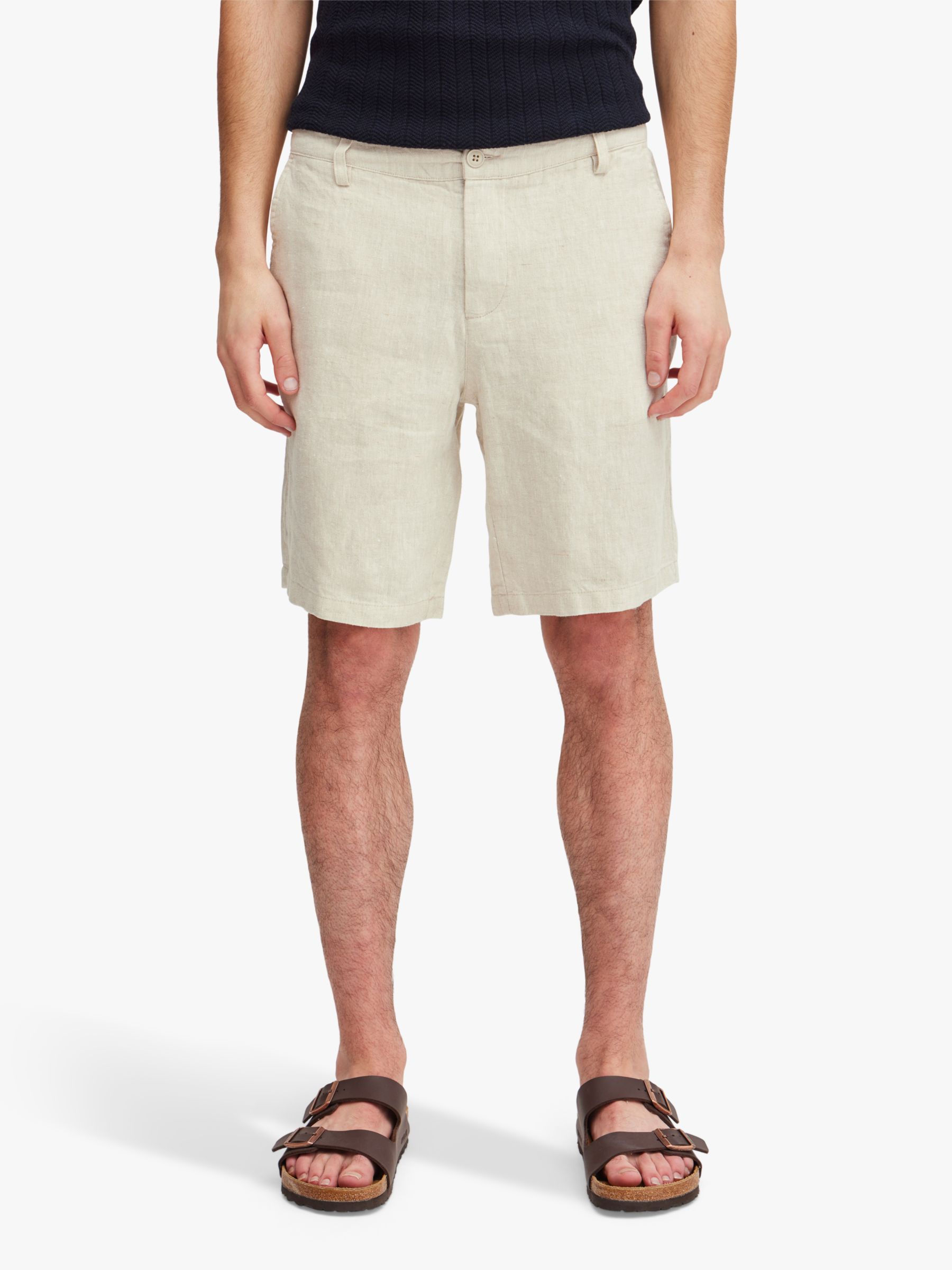 Casual Friday Pandrup Linen Shorts, Chateau Gray, S
