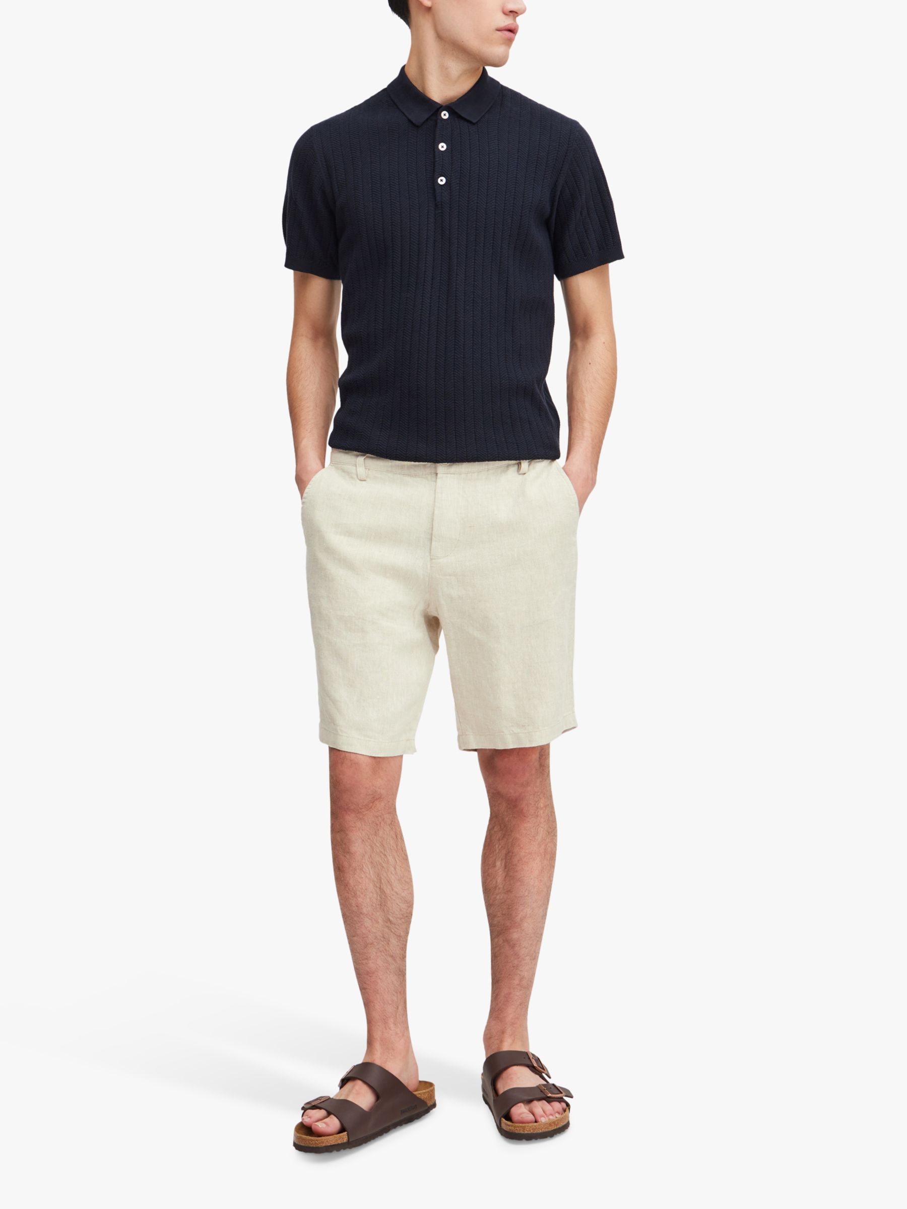 Casual Friday Pandrup Linen Shorts, Chateau Gray, S