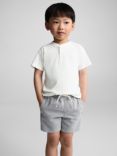 Mango Kids' Corfu Drawstring Bermuda Shorts, Open Grey