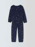 John Lewis Kids' Star Moon Fleece Pyjamas, Multi