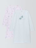 John Lewis Kids' Woodland Dragonfly Nightdress, Pack of 2, Multi