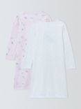 John Lewis Kids' Woodland Dragonfly Nightdress, Pack of 2, Multi