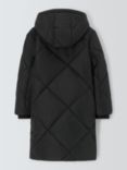 John Lewis Kids' Diamond Quilted Coat, Black