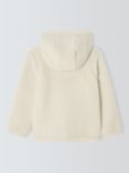 John Lewis Kids' Borg Pull Over Hoodie, Cream