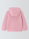 John Lewis Kids' Borg Pull Over Hoodie, Pink