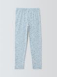 John Lewis Kids' Floral Leggings, Blue