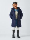 John Lewis Kids' Diamond Quilted Coat, Navy