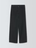 John Lewis Kids' Wide Leg Trousers, Charcoal