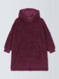 John Lewis Kids' Oversized Lounge Hoodie, Red