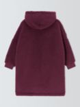 John Lewis Kids' Oversized Lounge Hoodie, Red