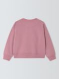 John Lewis Kids' Sequin Star Sweatshirt, Pink