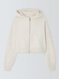 John Lewis Kids' Zip Up Hoodie, Grey