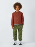 John Lewis Kids' Cable Knit Jumper, Orange