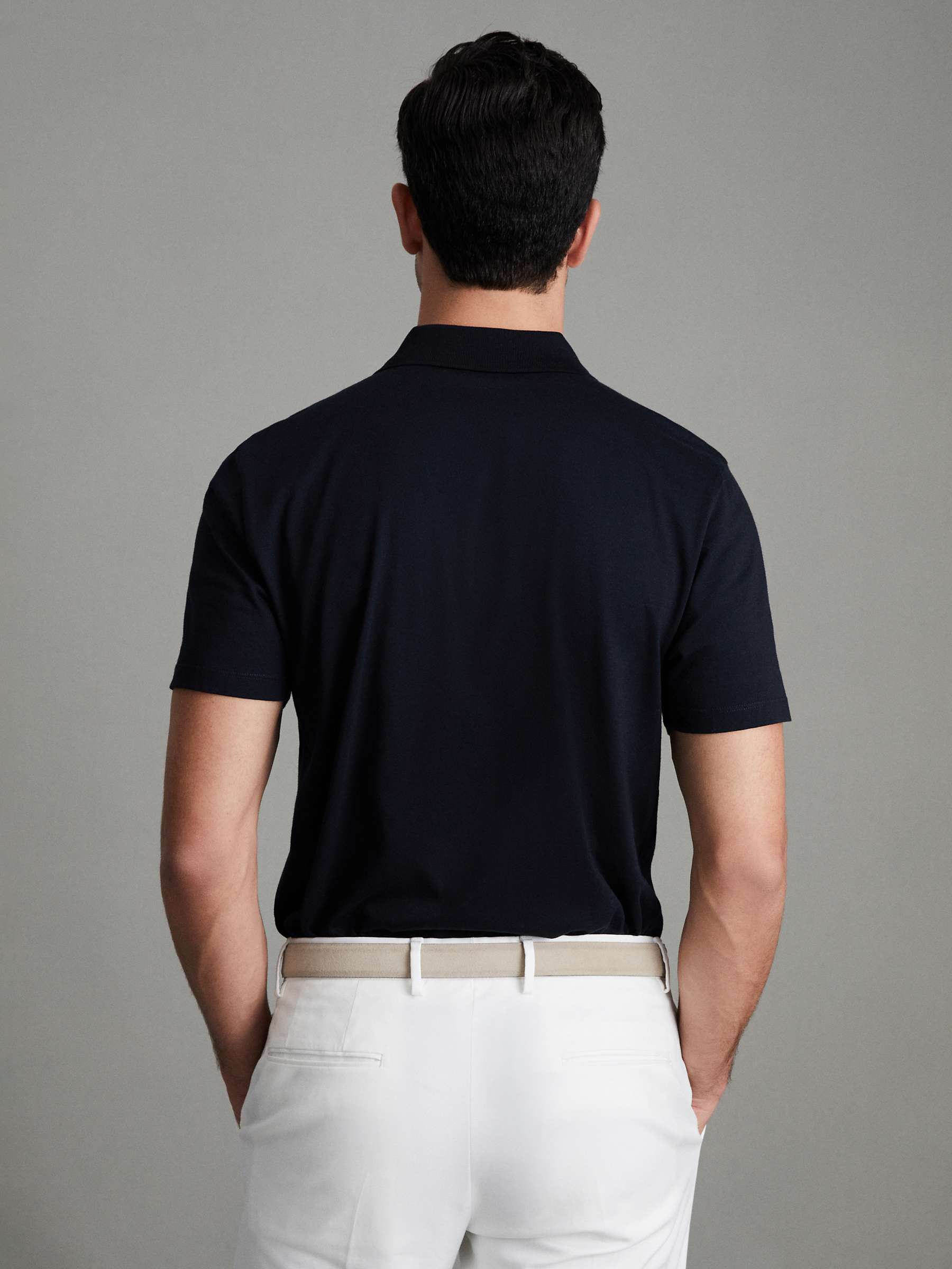 Buy Reiss Austin Short Sleeve Cotton Polo Shirt Online at johnlewis.com