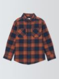 John Lewis Kids' Flannel Check Shirt, Multi