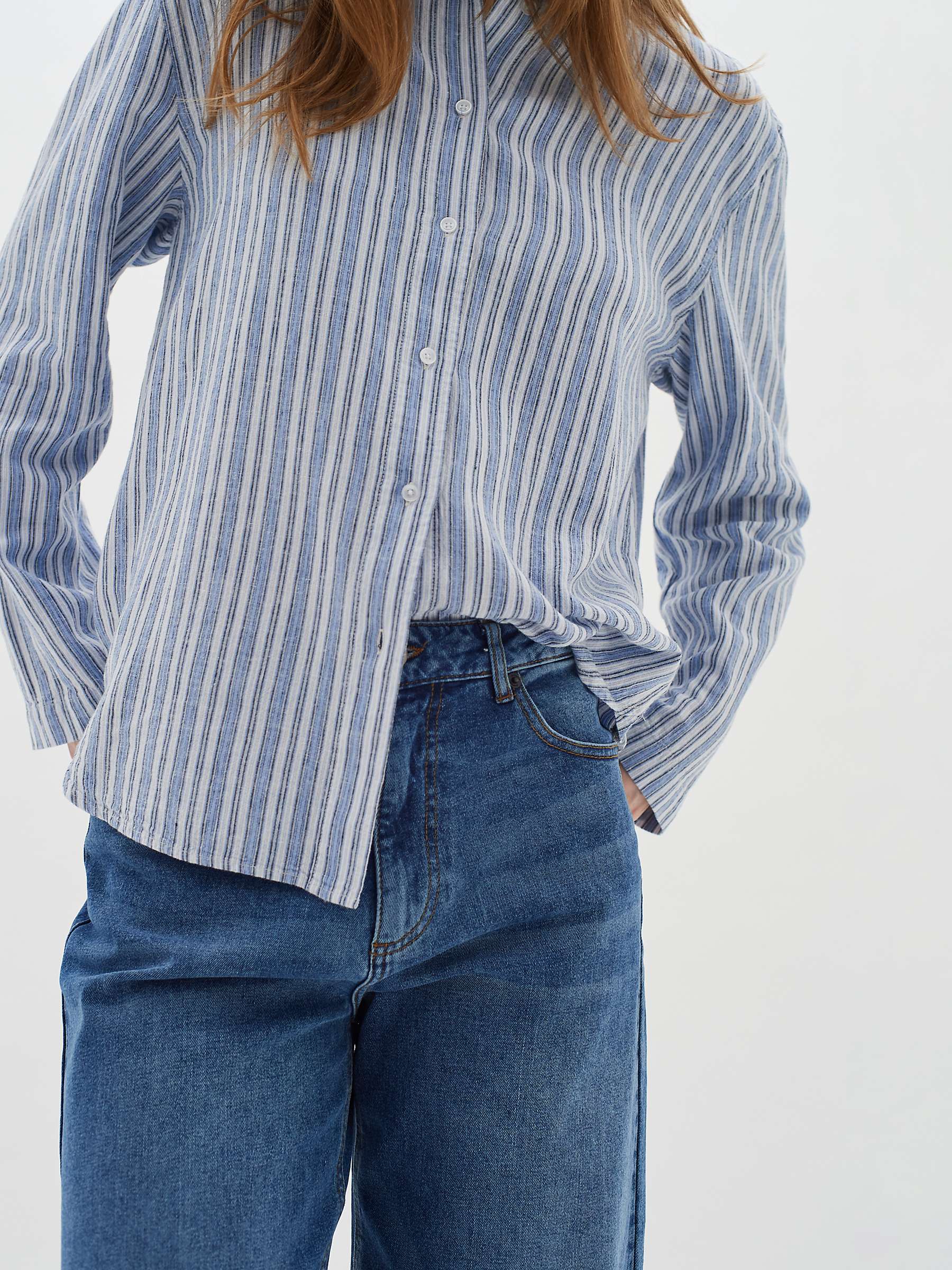 Buy InWear Ellie Button Up Regular Fit Shirt, Windsurfer Stripes Online at johnlewis.com