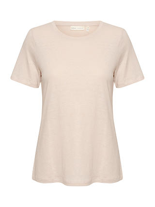 InWear Elisabeth Linen Blend Short Sleeve T-shirt, Haze