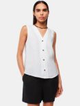 Whistles Laura Sleeveless Linen Top