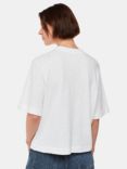 Whistles Pocket Linen Blend T-Shirt, White