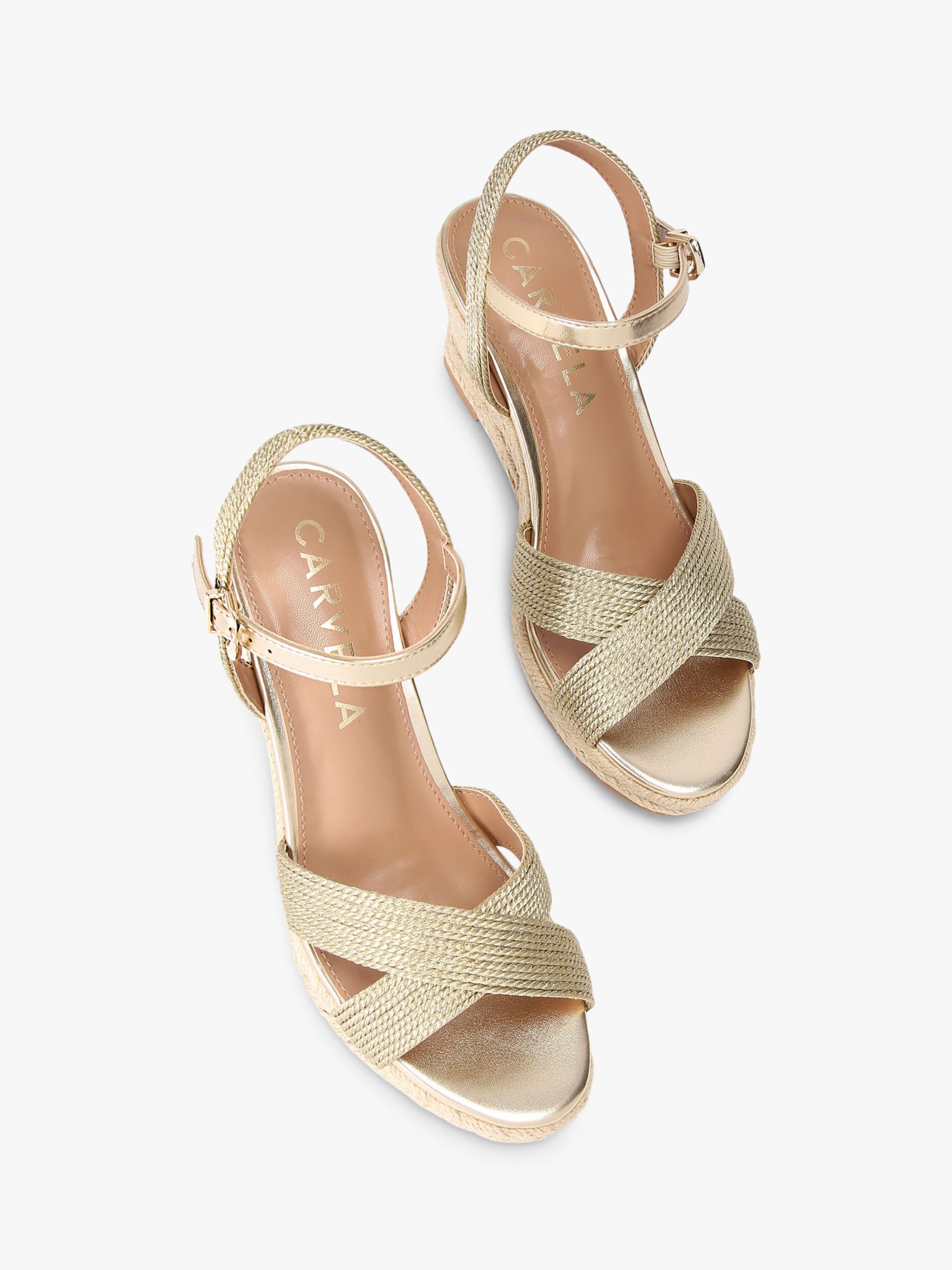 Carvela Divine Espadrilles, Gold