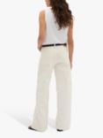 MY ESSENTIAL WARDROBE Dango High Waisted Wide Leg Jeans, Off White