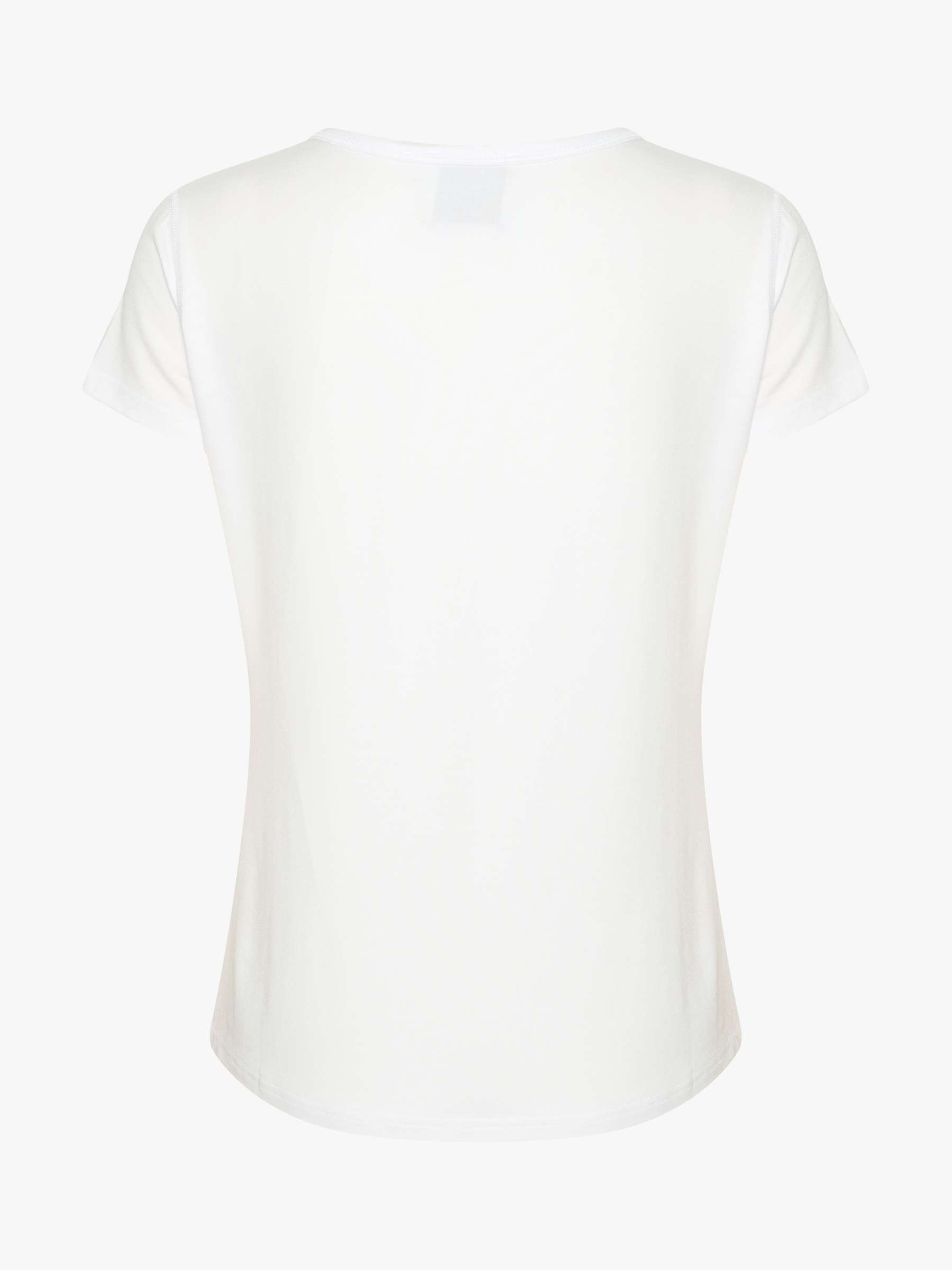 Buy MY ESSENTIAL WARDROBE Short Sleeve Crew Neck Modal T-Shirt, Bright White Online at johnlewis.com