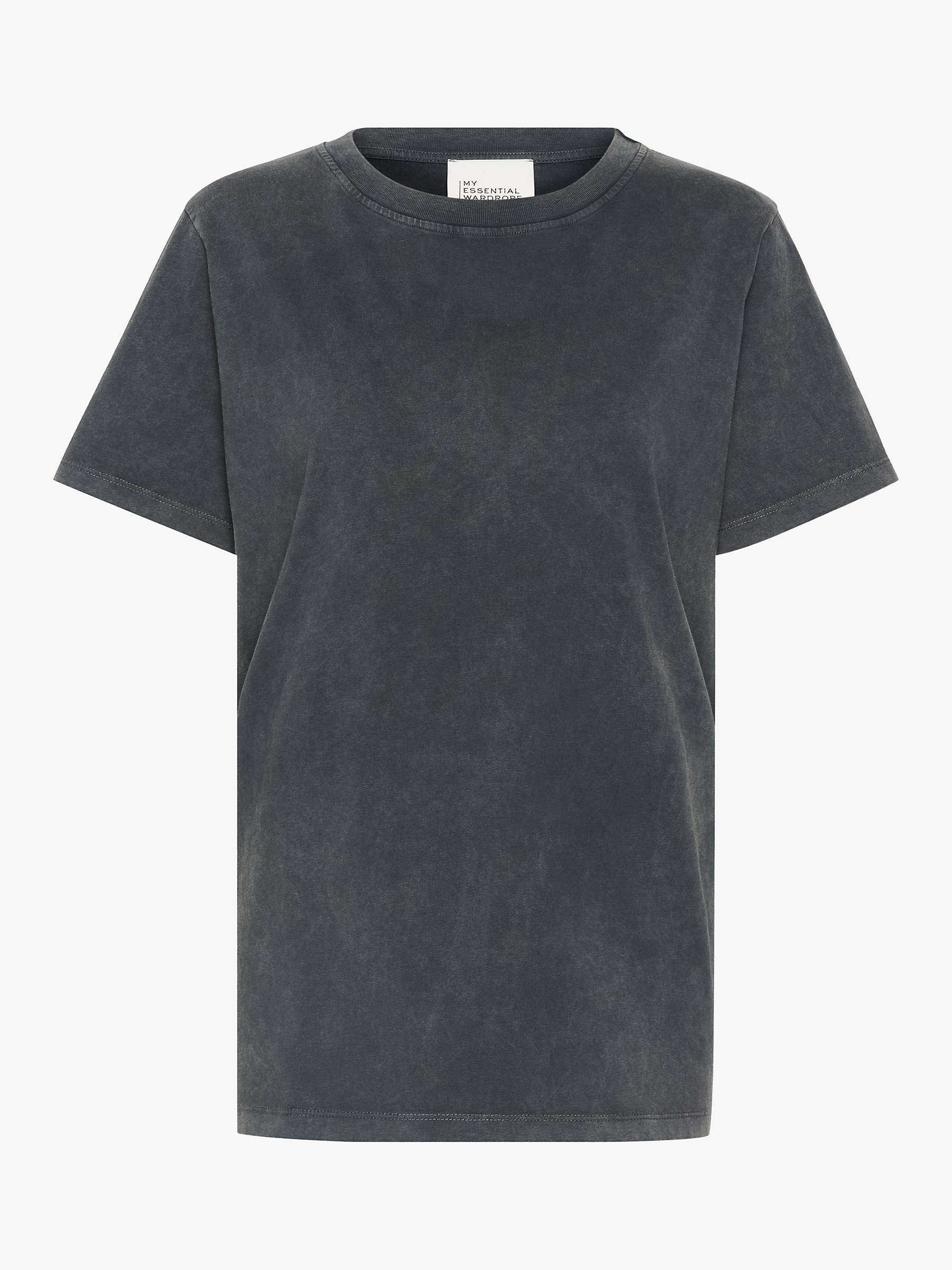 Buy MY ESSENTIAL WARDROBE Seattle Loose Fit Short Sleeve T-Shirt, Dark Grey Online at johnlewis.com