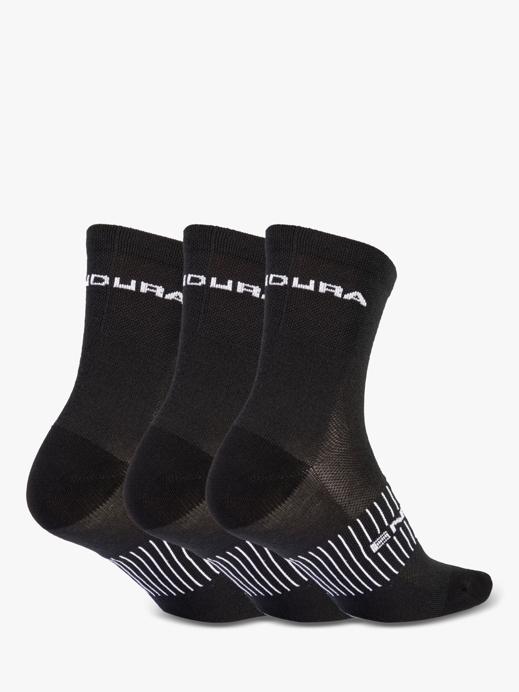 Endura Men's Coolmax Race Socks, Black, S/M