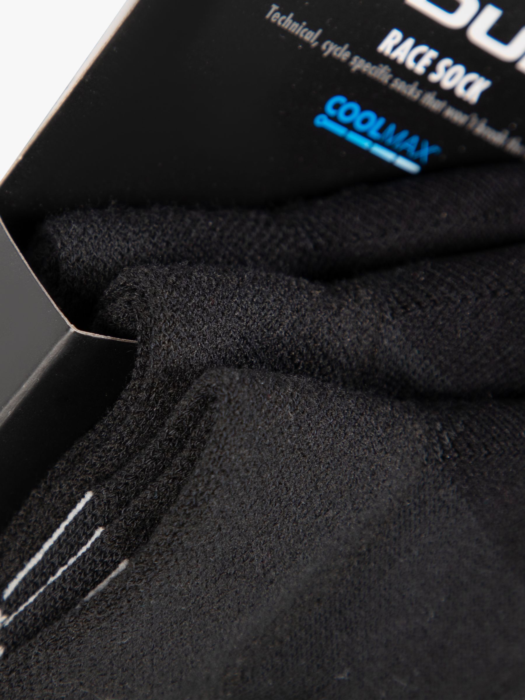 Endura Men's Coolmax Race Socks, Black, S/M