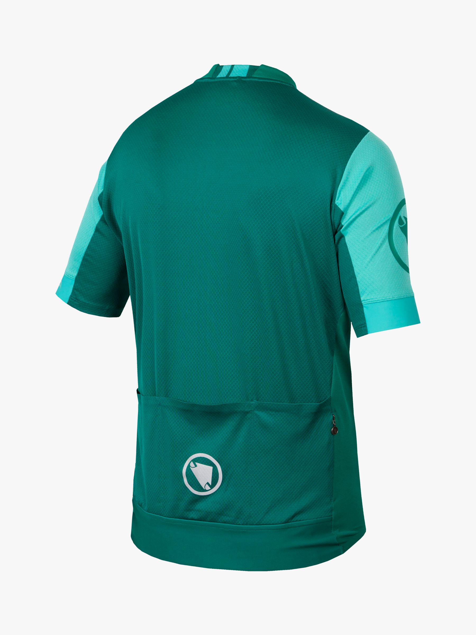 Endura Men's FS260 Short Sleeve Jersey, Emerald Green, S