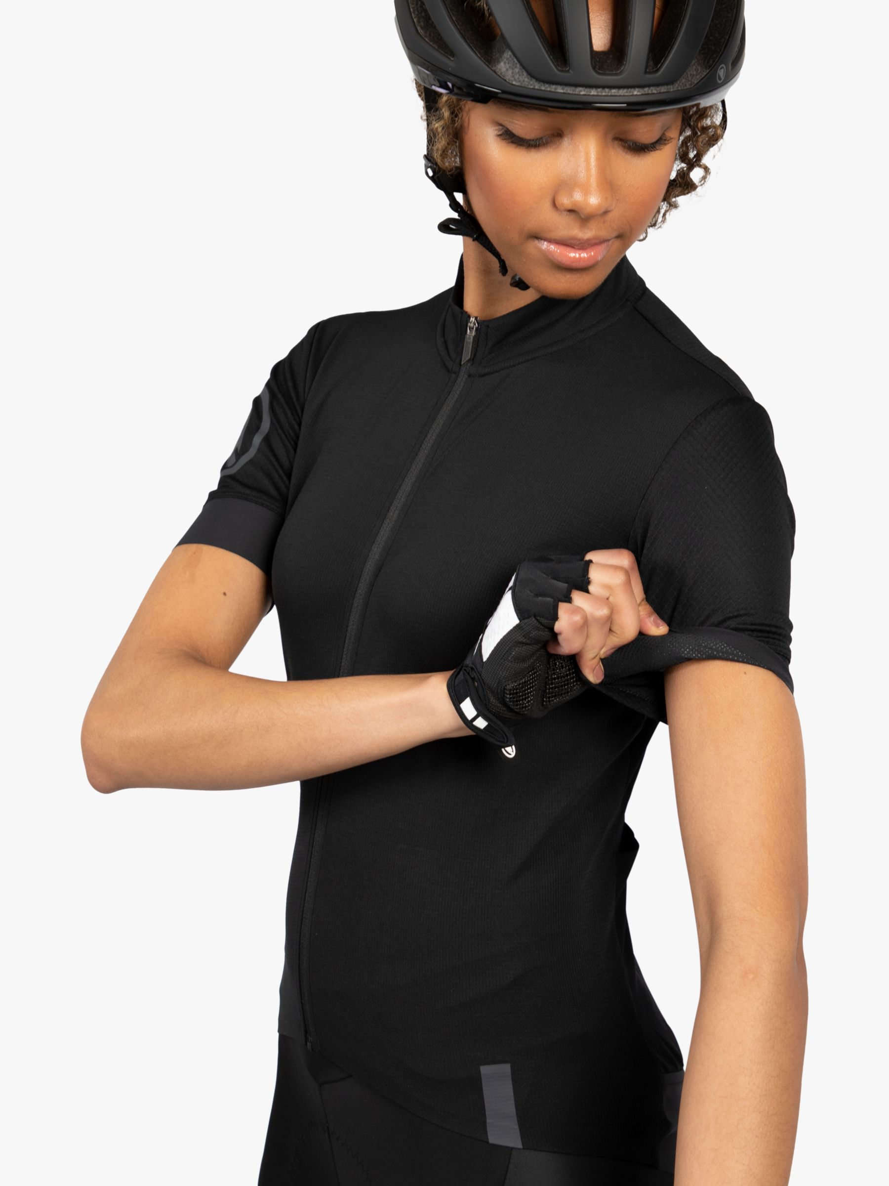 Endura Women's FS260 Short Sleeve Jersey, Black, XS