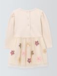 John Lewis Baby Sequin Floral Tulle Dress, Multi