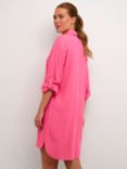 KAFFE Milia Shirt Dress, Hot Pink