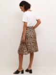 KAFFE Amber Classic Leopard Skirt, Multi
