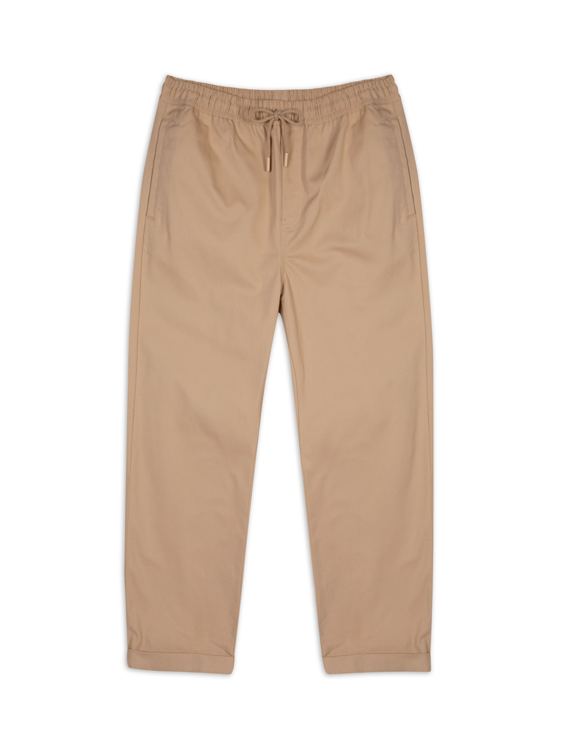 Chelsea Peers Cotton Relaxed Chinos, Camel at John Lewis & Partners