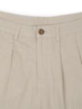 Chelsea Peers Linen Blend Wide Leg Trousers, Camel