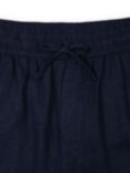 Chelsea Peers Linen Blend Shorts, Navy