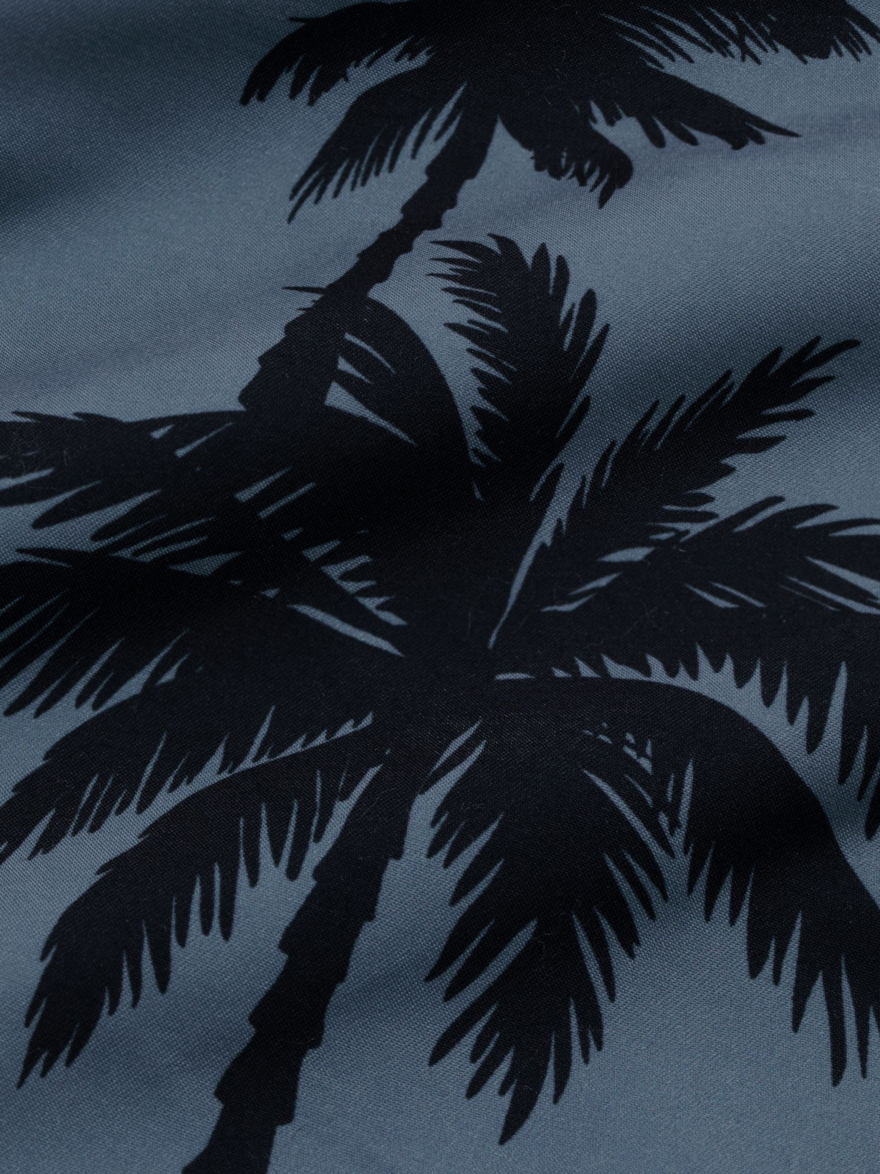 Chelsea Peers Midnight Palm Print Swim Shorts, Navy/Blue, L