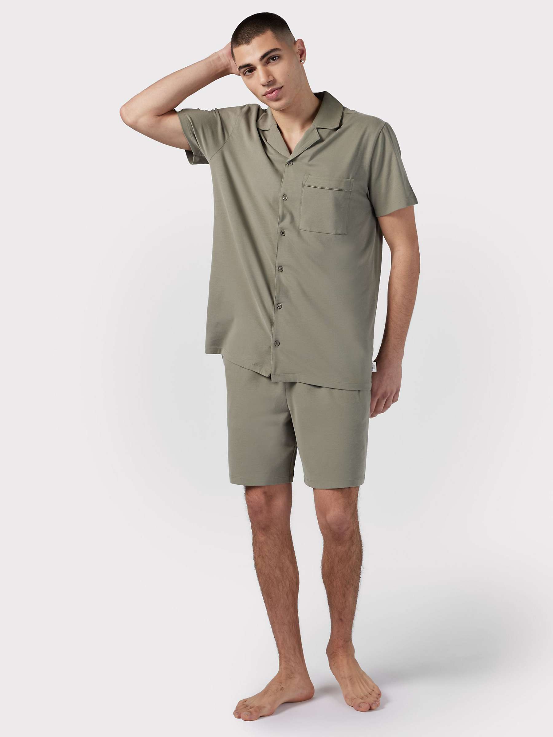 Buy Chelsea Peers Organic Cotton Shorts Pyjama Set Online at johnlewis.com
