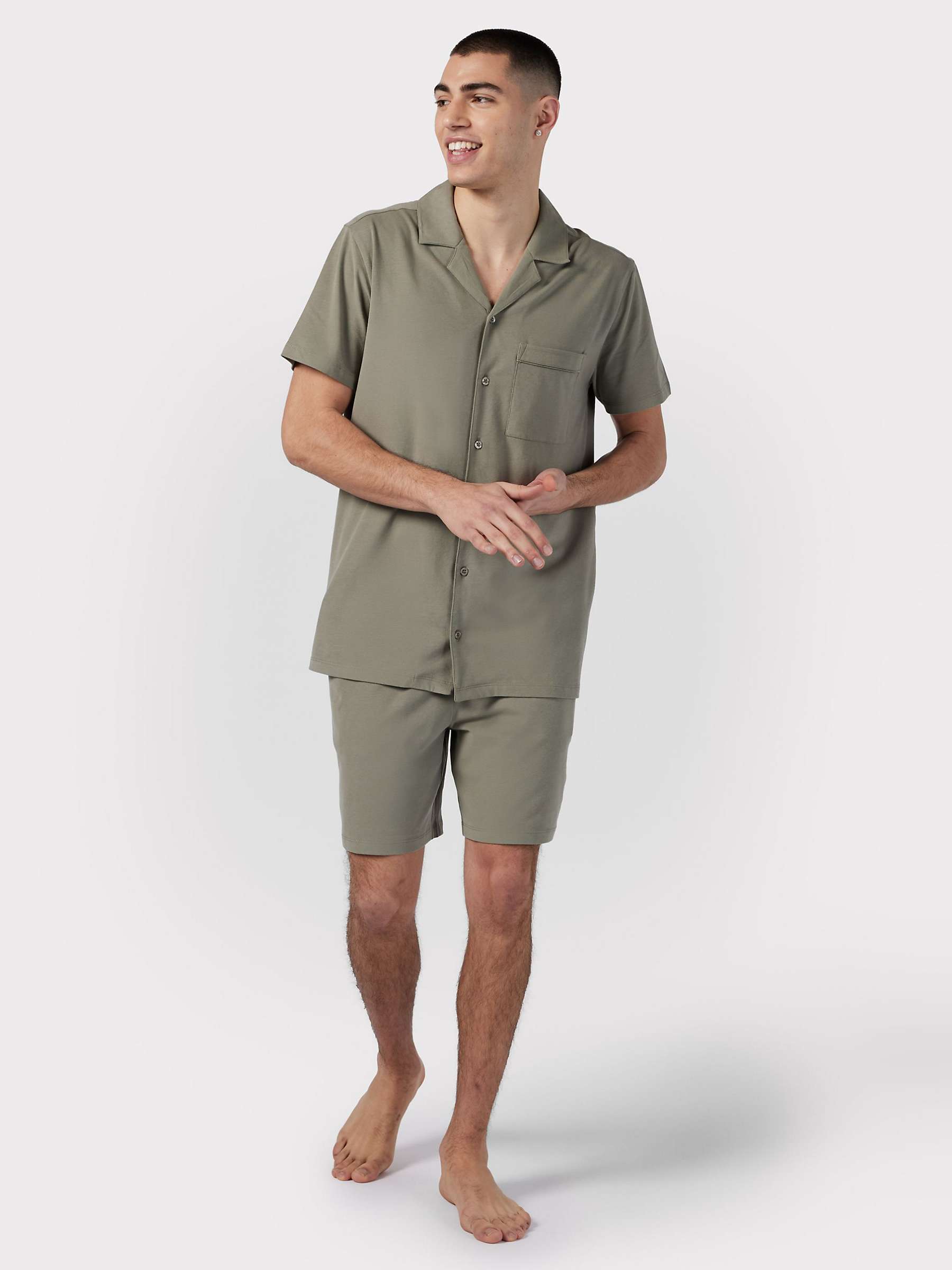 Buy Chelsea Peers Organic Cotton Shorts Pyjama Set Online at johnlewis.com