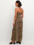 KAFFE Amber Classic Leopard Print Maxi Dress, Multi