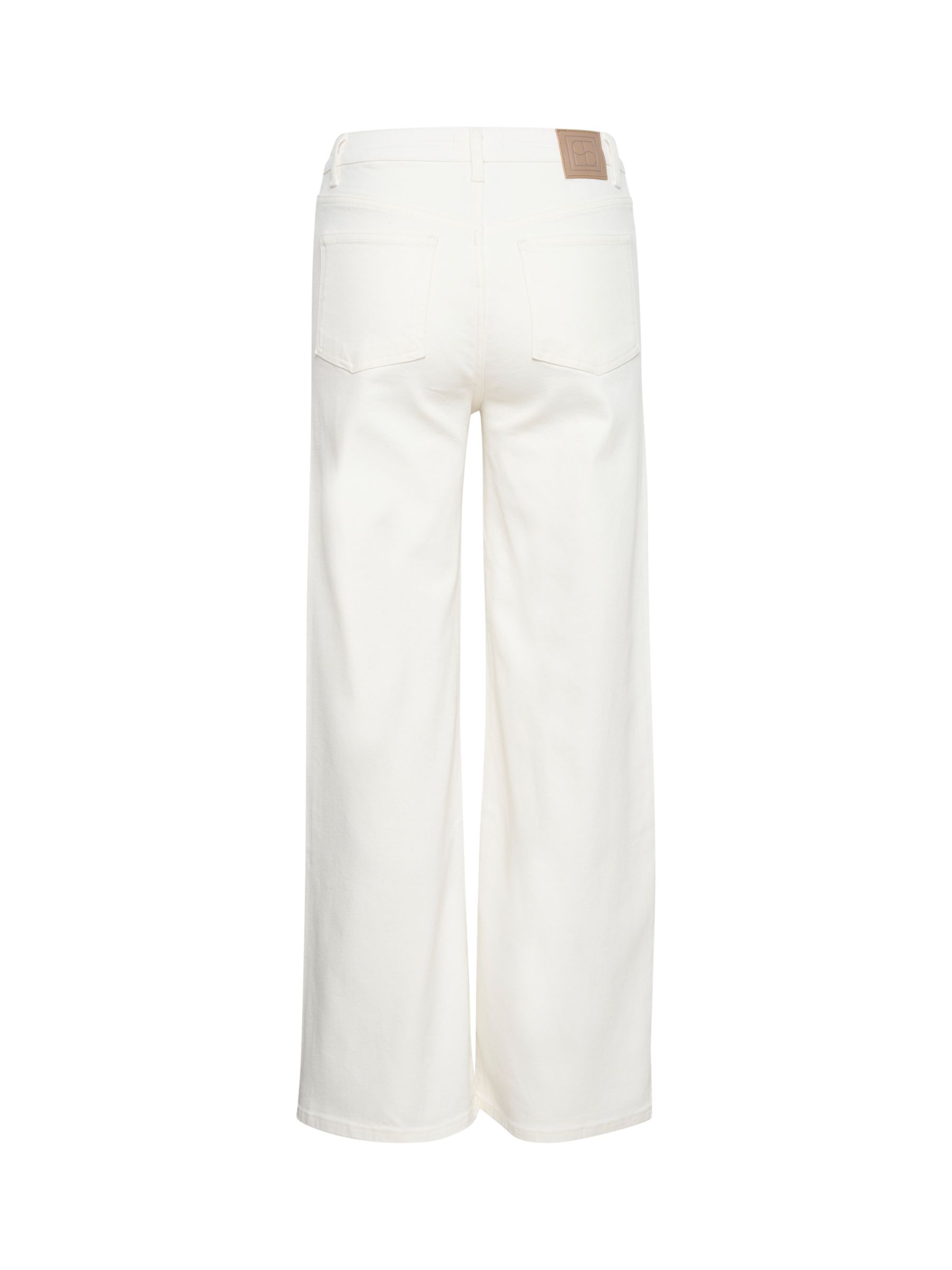 Buy Soaked In Luxury Vanessa Wide Leg High Waist Jeans, Whisper White Online at johnlewis.com