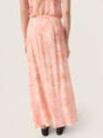 Soaked In Luxury Zaya Elastic Waist Maxi Skirt, Apricot Dizzy
